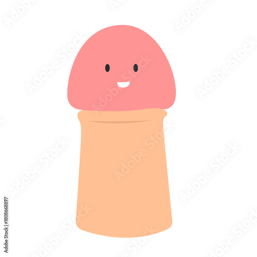 Circumcision in male concept. vector illustration