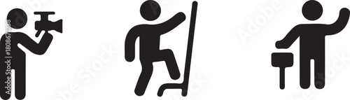 Pictograms Action, Activity, and People