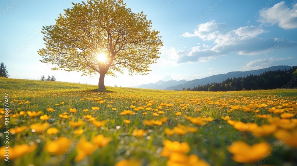 Obraz premium Forest bathing UTM parameters Esg fintech Grow therapy mecool Nature