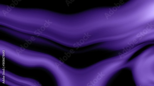 Displaying rich purple grape curves with delicate rippling texture melting in slow motion cinematography glossy milk purple waves flowing