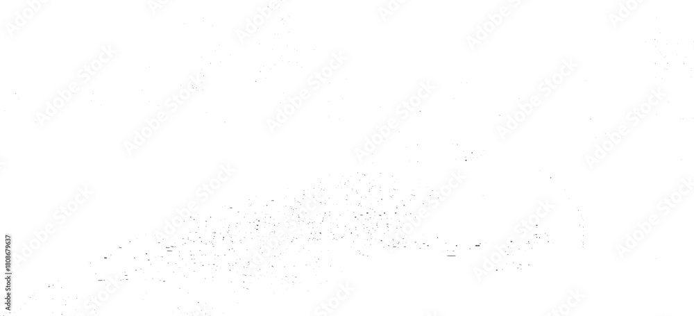 Fototapeta premium Black dots and lines scattered on white background abstract