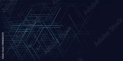 Vector illustration High-tech circuit board digital technology eps background