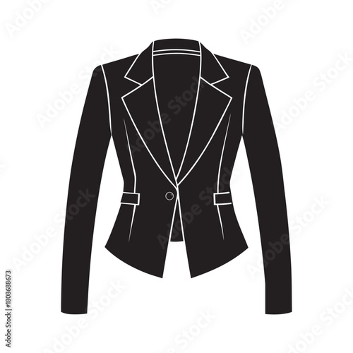 Ultra Cropped Waist Cinched Blazer Silhouette