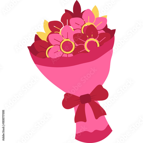 Flat Mother Day Flower