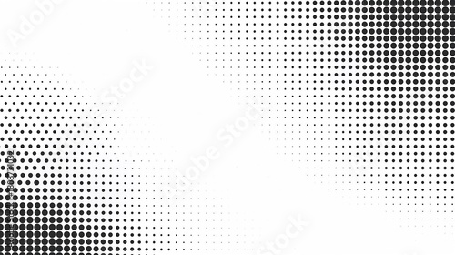 幾何学ドットパターン背景素材/ミニマルでモダンなクリーンでハイコントラストなモノクロ背景/洗練されたシンプルなドットパターン背景