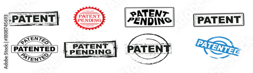 Patent grunge stamp