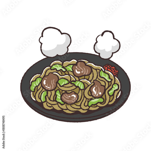 ホルモンうどん