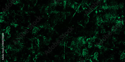 Abstract grunge black and green distressed texture background . Vintage abstract texture of old surface .Metal texture with scratches for make poster, banner, font , abstract design