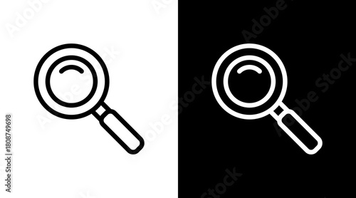 Search With Icon Set Design