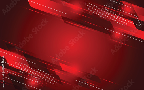 Red Shape Background vector illustration