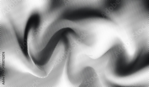 Retro poster with a dot gradient background grunge texture