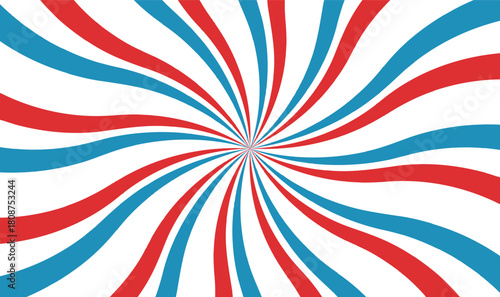 retro red blue circus comic background swirl graphic