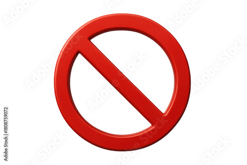Red prohibition sign icon symbolizing forbidden access, stop, or restriction. Signifying warning, rejection, cancellation. Transparent background Free Download Red prohibition sign icon symbolizing forbidden access, stop, or restriction. Signifying warning, rejection, cancellation. Transparent background - GFXLoad