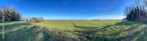 Cultivated land, San Agostino, Ferrara, Italy