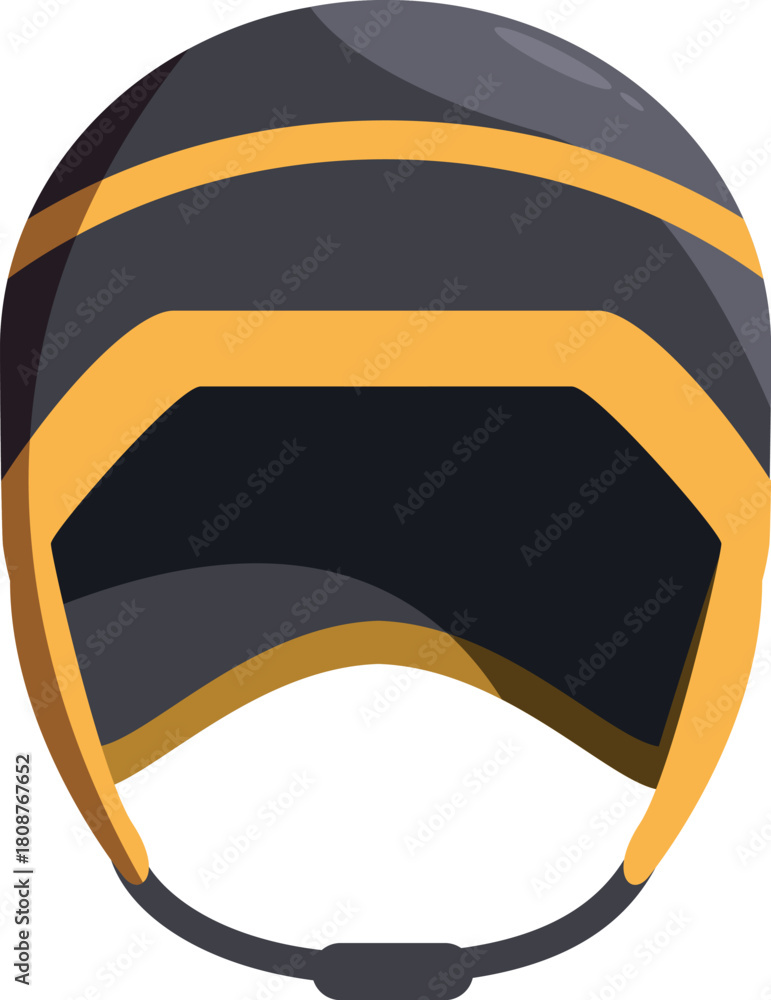 Obraz premium Modern racing helmet design providing head protection for high speed motorsports