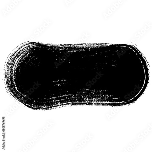 Hand drawn ink brush strokes for grunge background designs