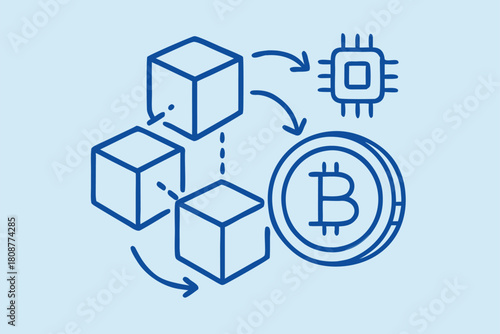  Graphic Representation of Modern Digital Money currency