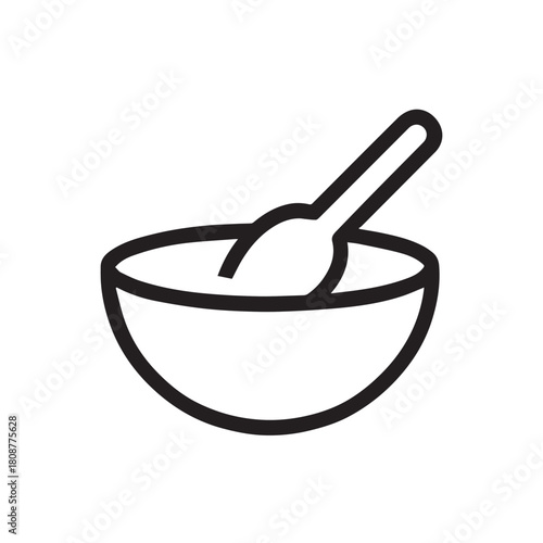 Bowl with spoon