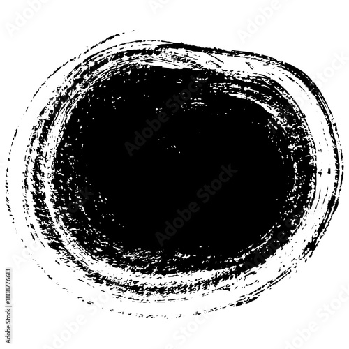 Hand drawn ink brush strokes for creative grunge designs