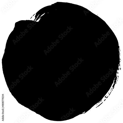 Hand drawn and ink brush strokes for grunge design