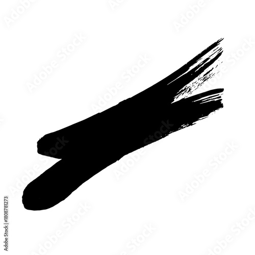 Hand drawn black brush strokes for texture black backgrounds