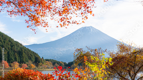 Mount Fuji and Autumn Foliage at Lake Tanuki, Shizuoka – Nov 18, 2025