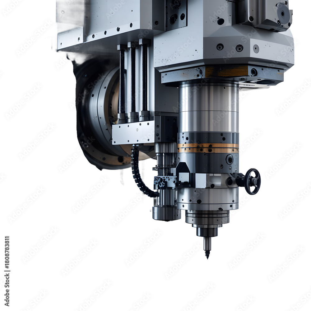 Naklejka premium CNC milling machine