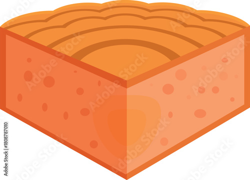 Close up view of a tempting slice of carrot cake, highlighting its moist texture and rich, creamy frosting