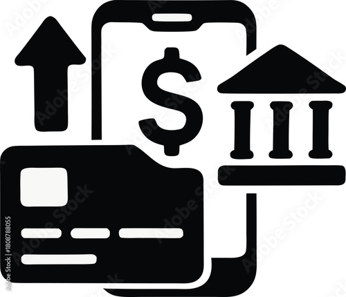  Card-to-Bank Transfer Icons