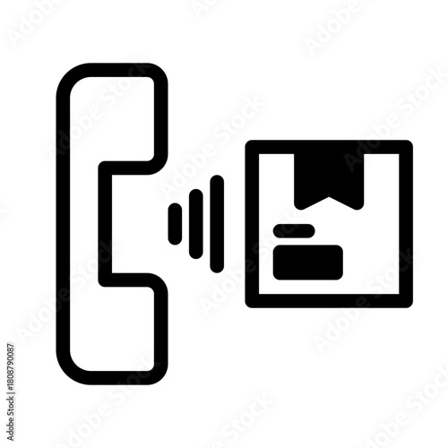 costumer support product.  This is a vector single icon with a semi solid style. perfect for any purpose, such as website design, mobile app design, logo design, pattern design, etc.