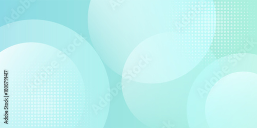 Minimalist banner background. Green and blue gradations.Circle geometric background. Simple design. Vector. EPS 10