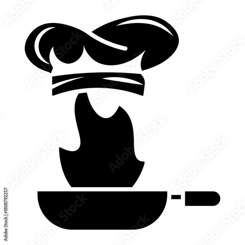 frying pan Solid icon