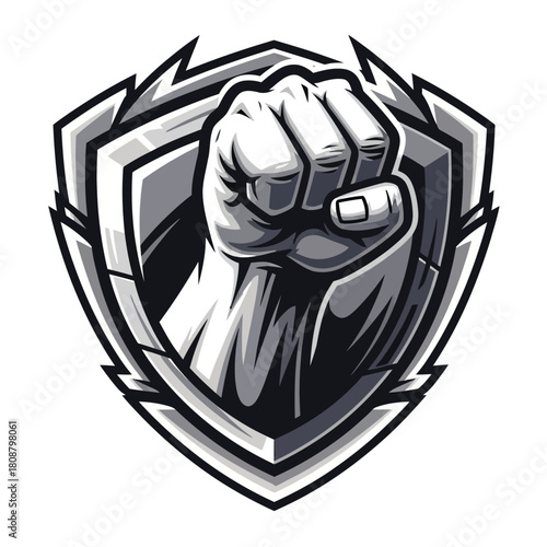Empowering Fist Emblem Symbol of Strength and Unity Against Oppression