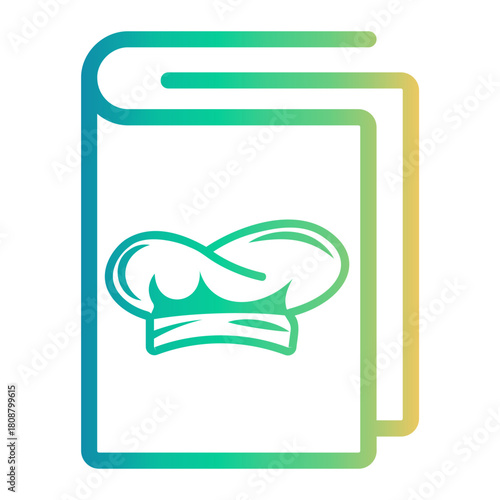 chef Line Gradient Icon