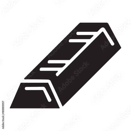 Gold Bar icon or logo isolated sign symbol vector illustration - high quality black style vector icons