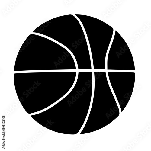 Wallpaper Mural A silhouette of a basketball Torontodigital.ca