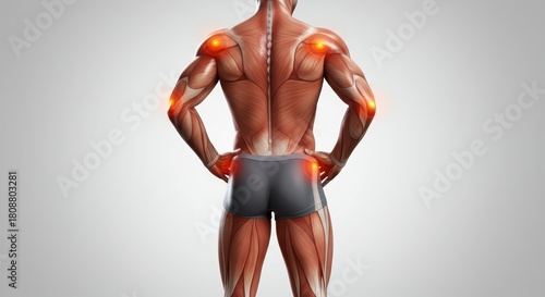 x-default Anatomy of the Human Body with Pain Points