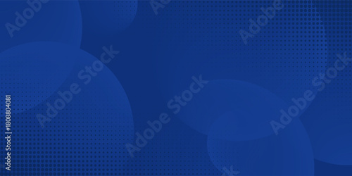 Dark modern blue abstract presentation background with halftone. Vector illustration design for presentation, banner, cover, web, flyer, card, poster, wallpaper, texture, slide, magazine, and powerpoi