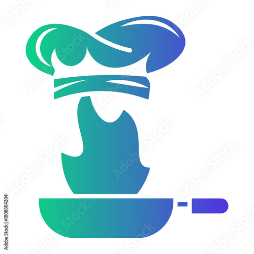 frying pan Gradient icon