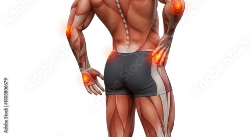 x-default Muscle Pain Anatomy Illustration