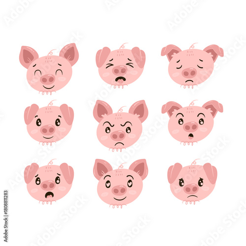 Cute Pig Face