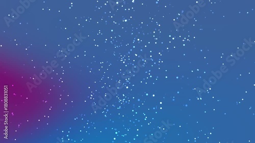 Dreamy Purple, Blue Gradient With Sparkling Stars and Bokeh Particles for Abstract Celebration Background