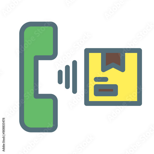 costumer support product. This is a vector single icon with a filled outline style. Suitable for any purpose, such as website design, mobile app design, logo design, pattern design, etc.	