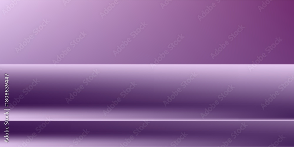 Fototapeta premium Purple studio background. Purple and pink Background Empty Room Studio with table.