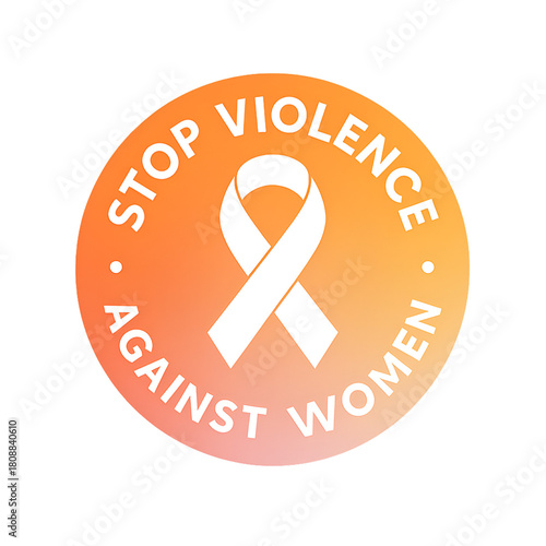Stop Violence Against Women Awareness Poster,logo