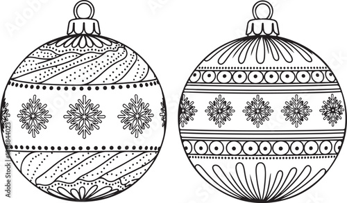 christmas and new year decorations