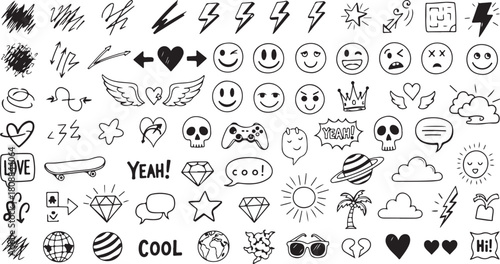 set of vector icons