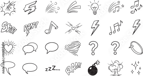 vector set of icon