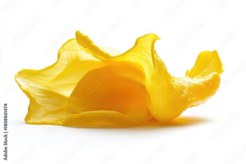 Fototapeta premium Bright Yellow Bell Peppers Isolated on White Background for Fresh Cooking Inspiration