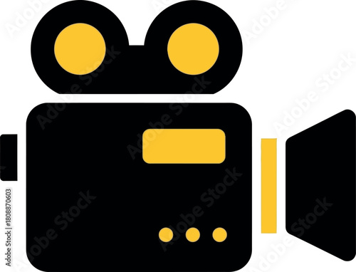 Vintage film camera for movie production